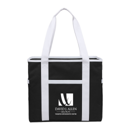 Custom Varsity Club Tote - Black 