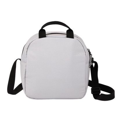 Custom Caribou Recycled 6-Can Lunch Cooler - Beige Back View Custom Caribou Recycled 6-Can Lunch Cooler - Beige Back View