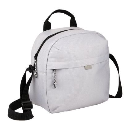 Custom Caribou Recycled 6-Can Lunch Cooler - Beige Side View Custom Caribou Recycled 6-Can Lunch Cooler - Beige Side View