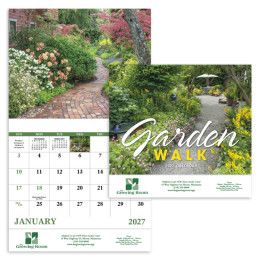Custom Garden Walk - Staped Calendar Calendar 