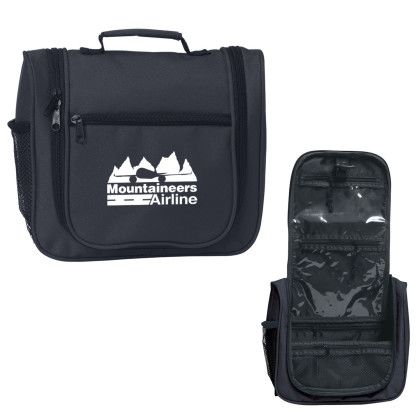 Custom Deluxe Personal Travel Gear Bag - Black