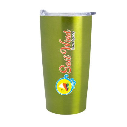 Nursing Is A Work of Heart Himalayan Vacuum Insulated Tumbler 20 Oz - Metallic Green