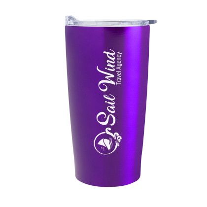 Nursing Is A Work of Heart Himalayan Vacuum Insulated Tumbler 20 Oz - Metallic Purple