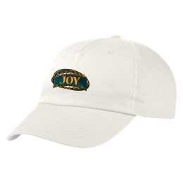 Custom Unstructured Price Buster Cap - Embroidered -White Custom Unstructured Price Buster Cap - Embroidered -White