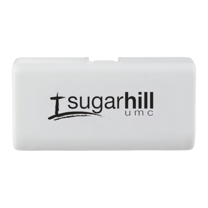 Custom Stay Powered 1200 mAh Power Bank with Type-C Tip - White 