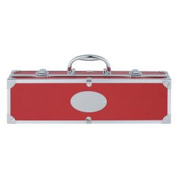 BBQ Set in Aluminum Case - Red