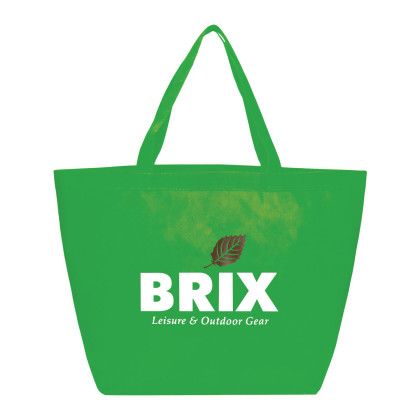 Custom The YaYa Budget Huge Shopper Tote - Lime green