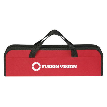 Custom BBQ Set in Case - Red