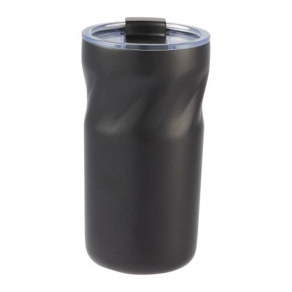Custom Thalia 16 oz Vacuum Insulated Tumbler - Black Back View 