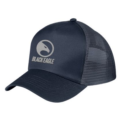 Custom Mesh Back Cap - Embroidered - Navy blue Custom Mesh Back Cap - Embroidered - Navy blue