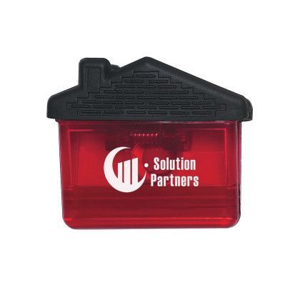 Custom House Shape Clip - Translucent Red