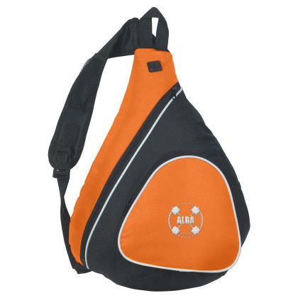 Custom Embroidered Backpacks - Orange
