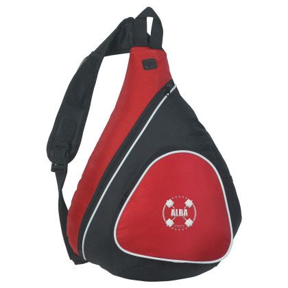 Custom Embroidered Backpacks - Red