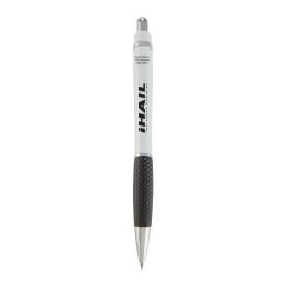 Custom Pivot Color Accent Recycled Gel Pen - Black 