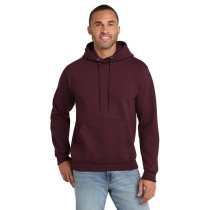 Custom Port & Company Essential Fleece Pullover Hooded Sweatshirt - Maroon