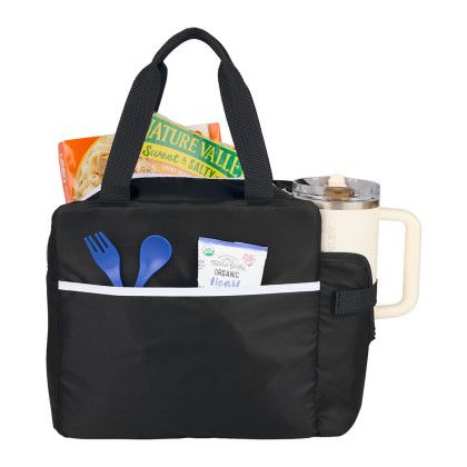 Custom Sidecar 16 Can Cooler - Black Lifestyle View 