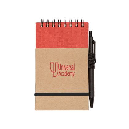 Custom Pocket Eco-Note Keeper - Red