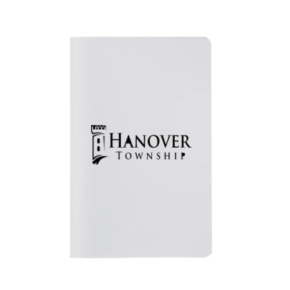 Custom EcoFruit Stitch-Bound Journal with Recycled Paper - White Custom EcoFruit Stitch-Bound Journal with Recycled Paper - White