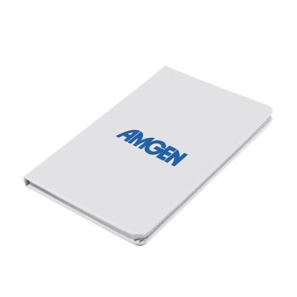 Custom FruitForm Hard Cover Journal with Recycled Paper - White Side View Custom FruitForm Hard Cover Journal with Recycled Paper - White Side View