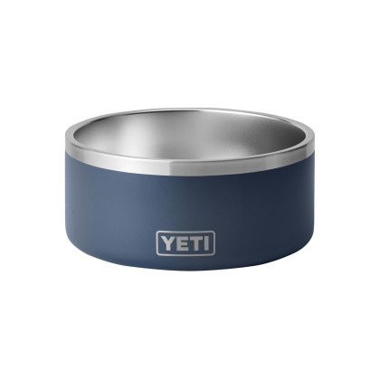 Custom YETI Boomer 8 Dog Bowl - Blue Back View Custom YETI Boomer 8 Dog Bowl - Blue Back View