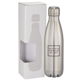 Copper Vacuum Insulated Bottle 17oz in Window Box - Silver Copper Vacuum Insulated Bottle 17oz in Window Box - Silver
