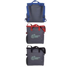 Imprinted Koozie Convertible Tote-Pack Kooler - Color Options Imprinted Koozie Convertible Tote-Pack Kooler - Color Options