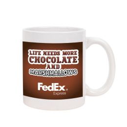 Full Color Ceramic Coffee Mug with Logo