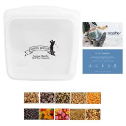 Custom Stasher Sandwich Kit 6 - Goldfish or Popcorn Kernels Custom Stasher Sandwich Kit 6 - Goldfish or Popcorn Kernels
