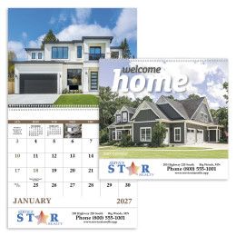 Custom Welcome Home Calendar - Spiral