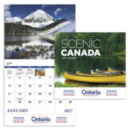 Custom Scenic Canada Calendar - Stapled Custom Scenic Canada Calendar - Stapled