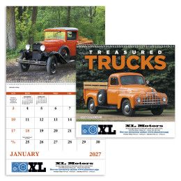 Custom Treasured Trucks - Spiral Calendar Custom Treasured Trucks - Spiral Calendar
