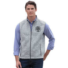 Custom Summit Sweater Fleece Vest - Iceberg