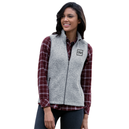 Custom WomenÕs Summit Sweater Fleece Vest - Iceberg