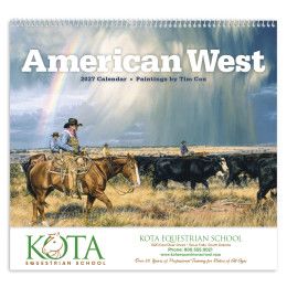 Custom Triumph® Premium Appointment Calendar - American West Custom Triumph® Premium Appointment Calendar - American West