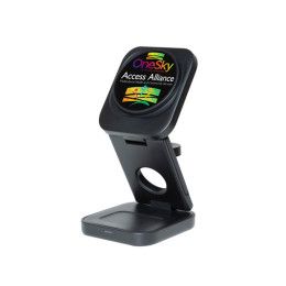 Custom Ampstation 3-in-1 15w Wireless Charging Station - Black