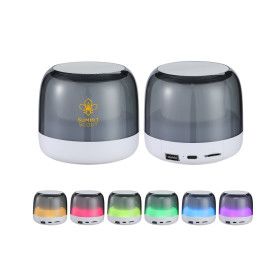 Custom Spark 5W Light-Up Radio and Wireless Speaker