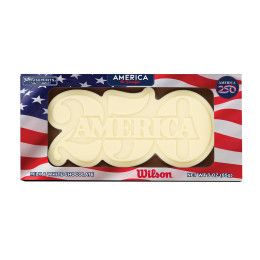 Custom America 250 - 3 oz Two Tone Chocolate Bar - Assosrted
