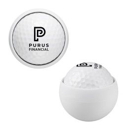 Custom Pro Golf Ball Massager - White