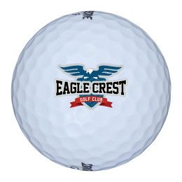 Custom Bridgestone TreoSoft Golf Balls - 3 Pack - White