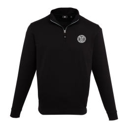 Custom FootJoy Men's Performance Quarter-Zip Pullover - Black 