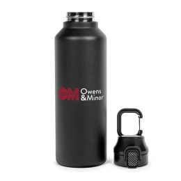 CUstom SummitSeal 25 oz. Push-Pop Bottle - Black