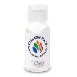 Custom 1 oz Sanitizer Gel, Round Bottle Custom 1 oz Sanitizer Gel, Round Bottle