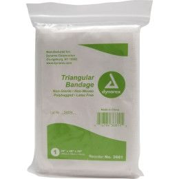 Custom Non-Woven Tri Bandage - No Imprint