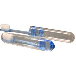 Custom Travel Toothbrush 2 Piece - No Imprint