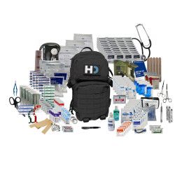 Custom Tactical Trauma Backpack - Black 