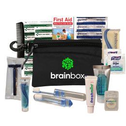 Custom Silver Travel Kit 