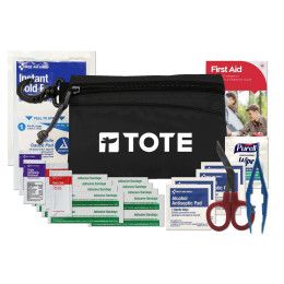 Custom Personal First Aid Kit - Black 