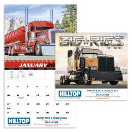 Custom Triumph® Premium Appointment Calendar - Big Rigs