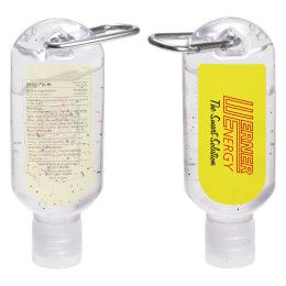 Custom Clip-It 1.8 oz Moisture Bead Hand Sanitizer
