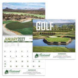 Custom Triumph® Premium Appointment Calendar - Golf